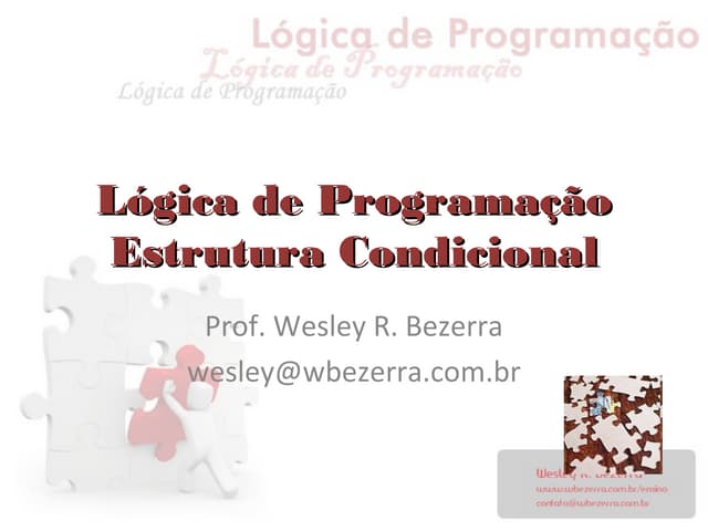 Lógica de Programação - Estrutura c...