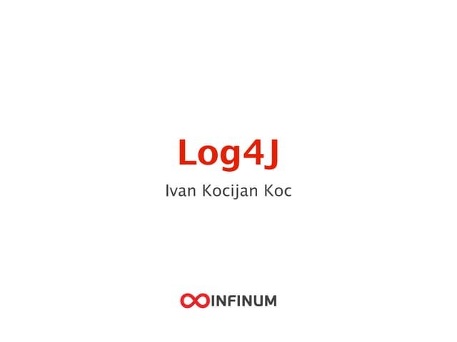 Infinum Android Talks #14 - Log4j