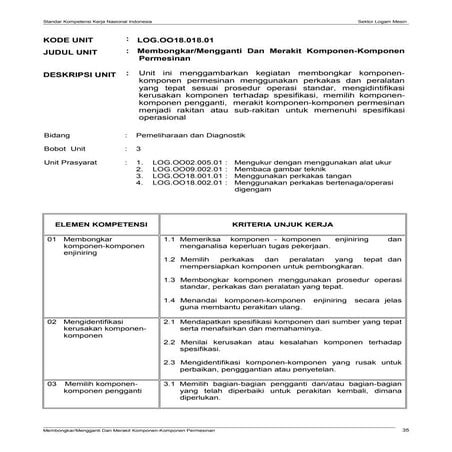 Logam mesin maintenance and diagnostic mechanical 2 (4) | DOC