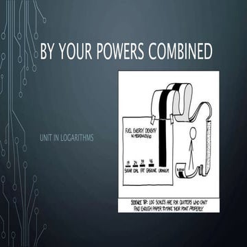Logarithm presentation - By Your Powers Combined