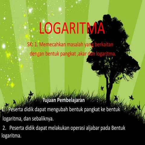 Logaritma kelas X semester 1 