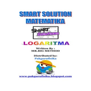 Smart Solution Logaritma