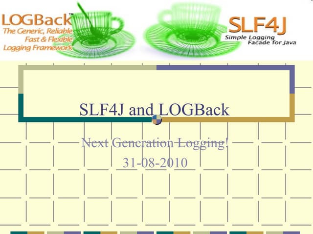LOGBack and SLF4J