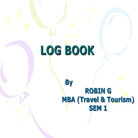 Log Book (TITTO SUNNY)