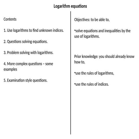 Log equation,.ngfvlkanv,ma vmnalskvgfams