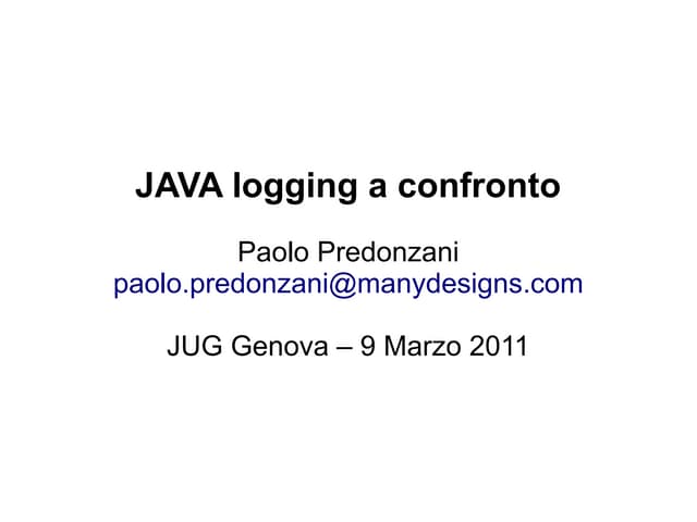 Logging