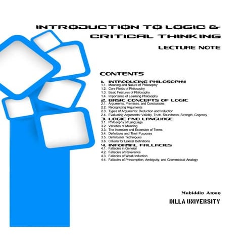 abere dilla university logic freshman studen pdf