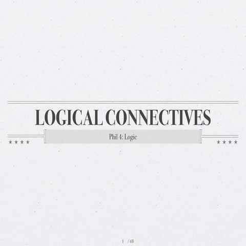 Logic02 logicalconnectives