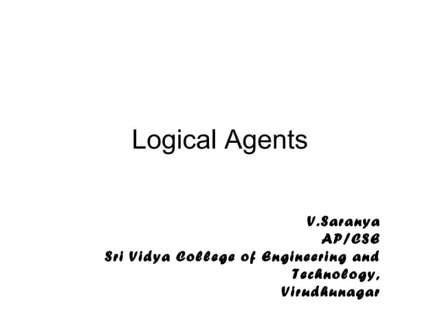 Logic agent
