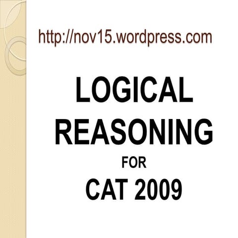 Logical Deductions - Syllogisms | PPTX