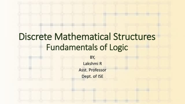 Logical equivalence, laws of logic