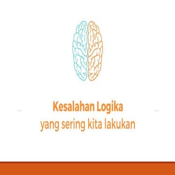 materi dasar debat mahasiswa - kesalahan fikir