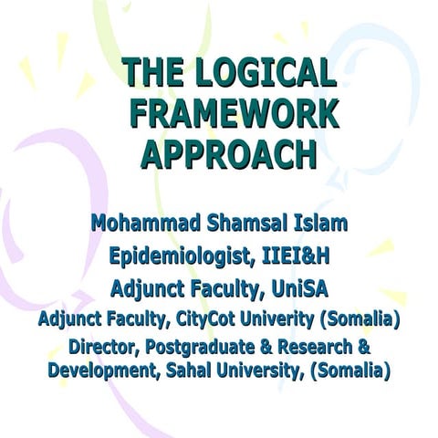 The Logical Framework Approach | PPT