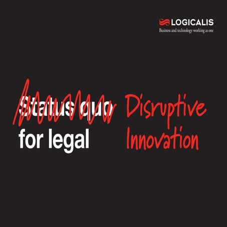 Logicalis   disruptive innovation  for legal services brochure