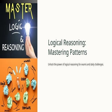 Logical Reasoning FOR STUDENTS OF COMMERCE