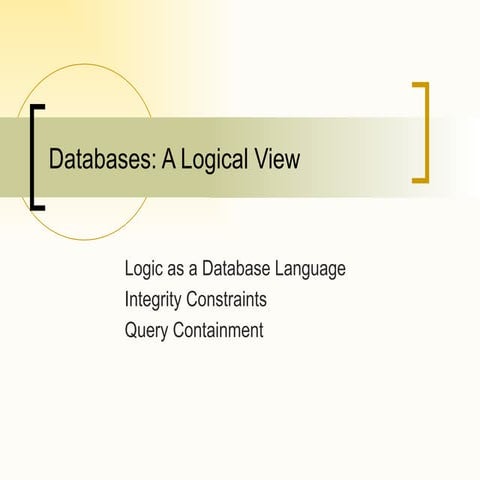 [ABDO] Logic As A Database Language