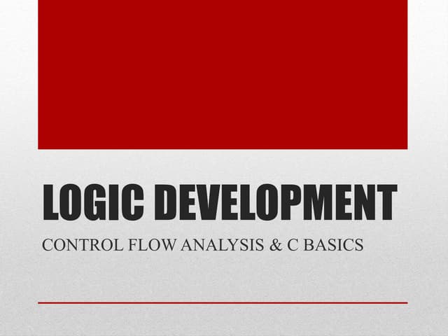 Logic development