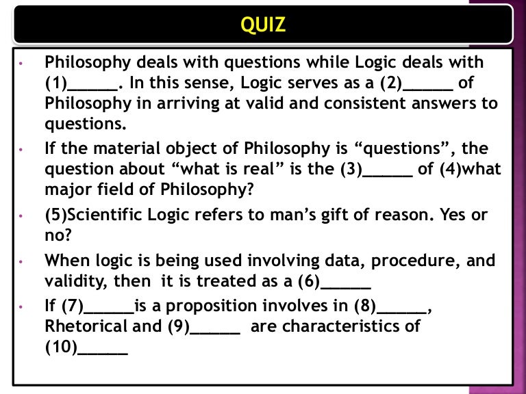 Logic & Ethics 2