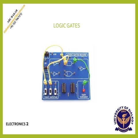 Logic gates | PPTX