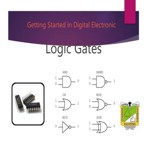 Logic gates 1 | PPT | Free Download