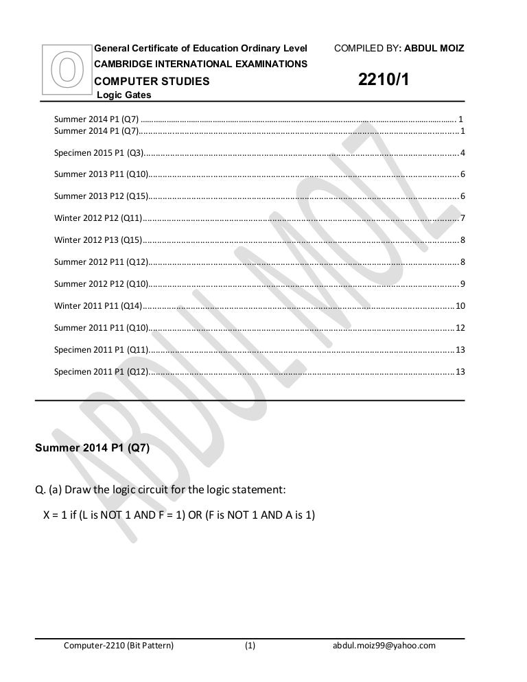 Logic gates test picture