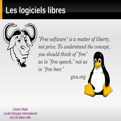 Logiciels libres