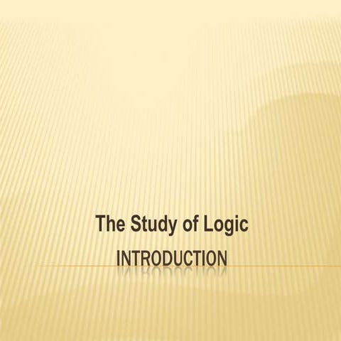 Logic Ppt | PPTX
