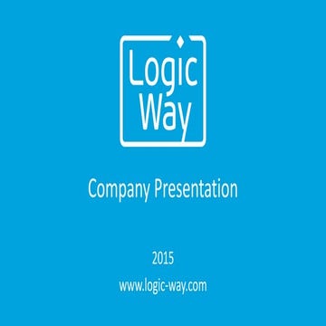Logic Way Company Presentation 