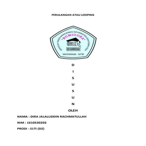 Logika algoritma dan pemograman
