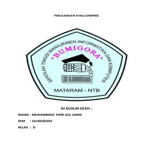 Logika algoritma dan pemograman