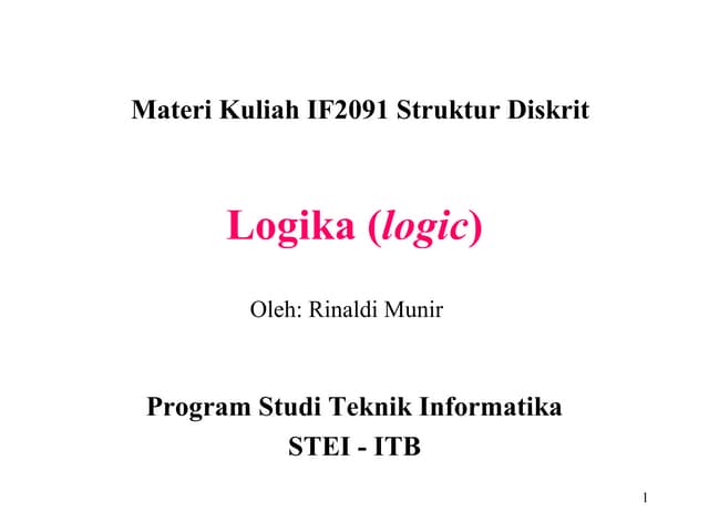 Logika dasr