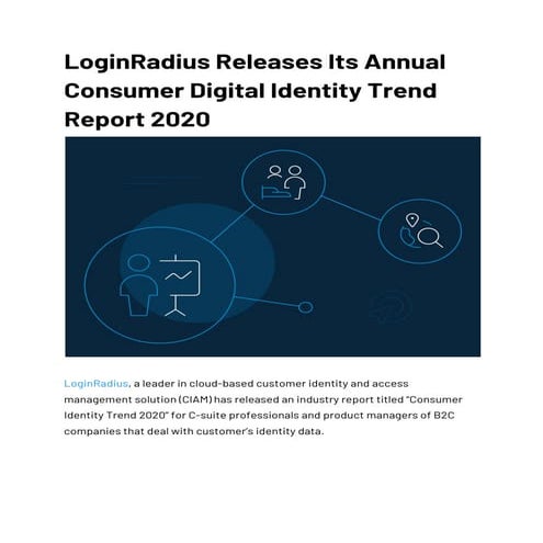 Login radius releases its annual consumer digital identity trend report 2020 