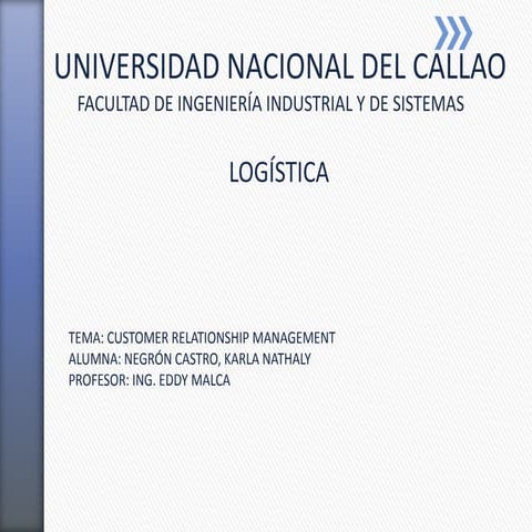 Logistica crm