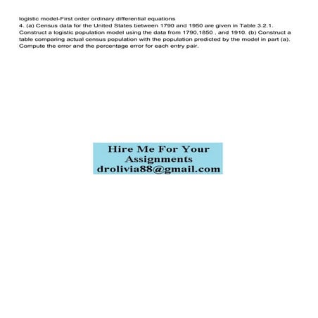 logistic modelFirst order ordinary differential equations .pdf