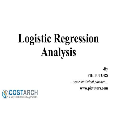 Logistic Regression Analysis | PDF | Technology & Computing