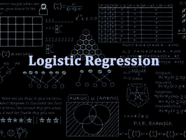 Logistic Regression Explained | PPT