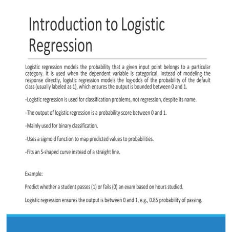 Introduction to Logistic Regression and Its Applications.pptx