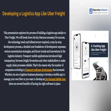 Logistics and Courier App Development in 2025