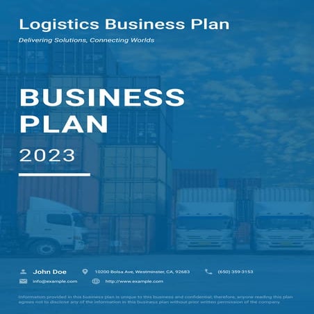logistics business plan