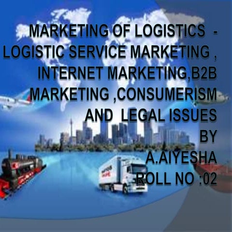 Logistic services marketing