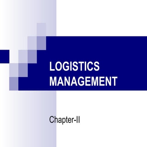 Logistics management  latest
