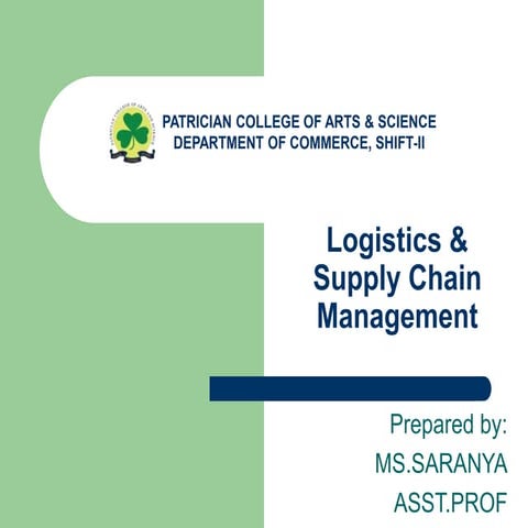 logistics and supply chain management PPT.ppt