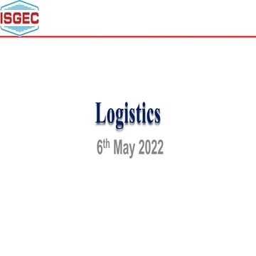 Logistics _Presentation (Engg Works ).pptx