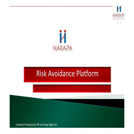 Logistics risk avoidance platform