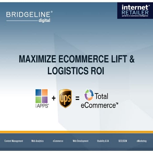 Maximize eCommerce Lift & Logistics ROI
