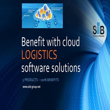 Logistics software products | PDF