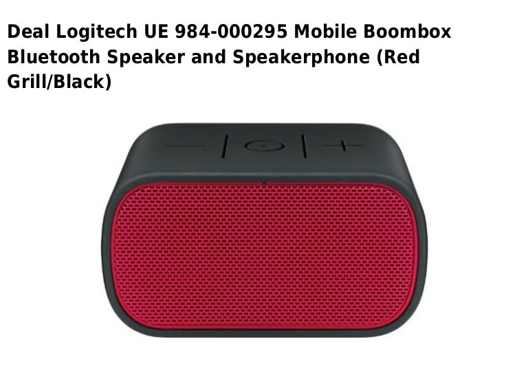 logitech ue mobile boombox bluetooth speaker