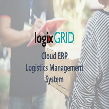 Cloud Logistics ERP Software For Complete Business Management