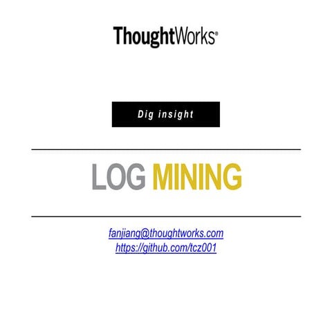 Log mining | PPT
