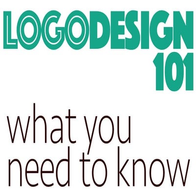 Logo Design lecture 101 - What you need to know